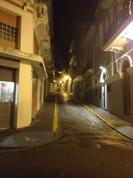 A traveler's photo spot in Viejo San Juan, San Juan