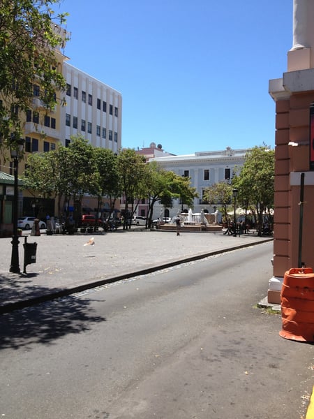 A traveler's photo spot in Viejo San Juan, San Juan