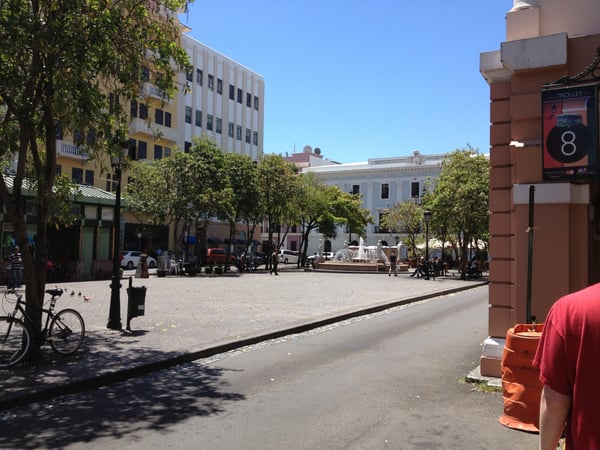 A traveler's photo spot in Viejo San Juan, San Juan