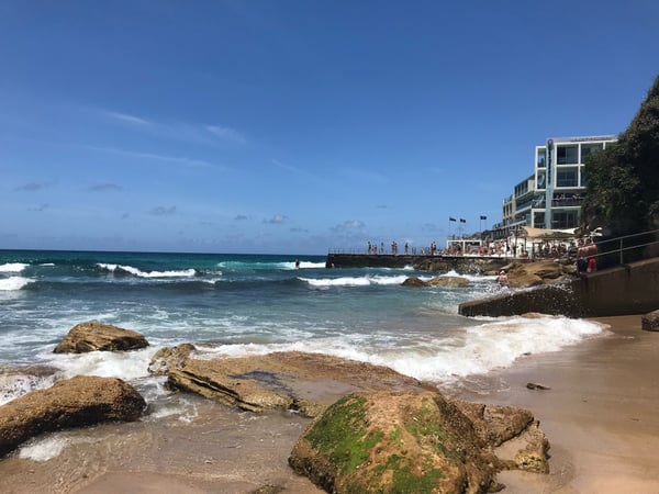 A traveler's photo spot in Bondi Beach, Sydney