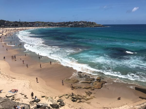 A traveler's photo spot in Bondi Beach, Sydney