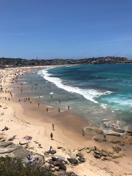 A traveler's photo spot in Bondi Beach, Sydney