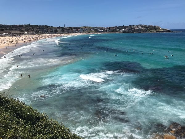 A traveler's photo spot in Bondi Beach, Sydney