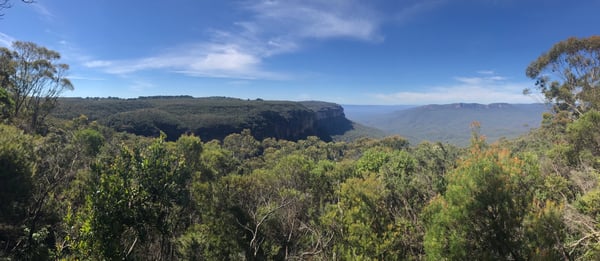 A traveler's photo spot in Wentworth Falls, Blue Mountains