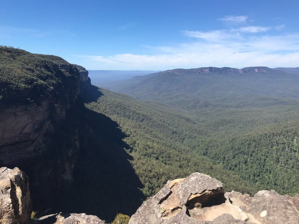 A traveler's photo spot in Wentworth Falls, Blue Mountains