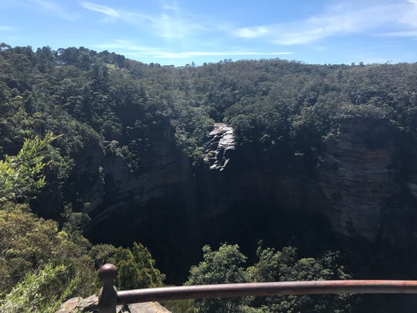 A traveler's photo spot in Wentworth Falls, Blue Mountains