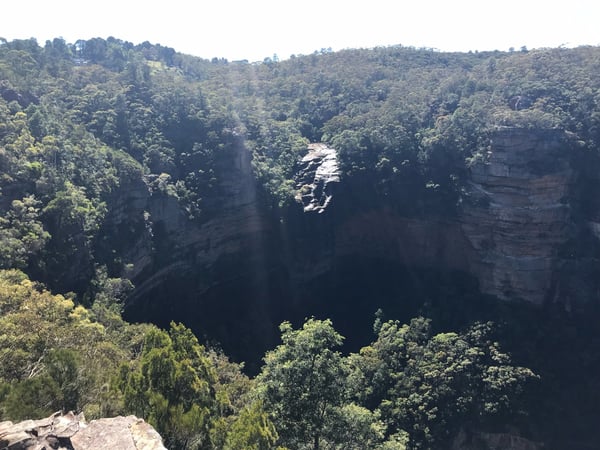A traveler's photo spot in Wentworth Falls, Blue Mountains